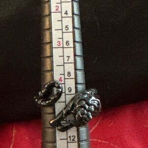 Black Goth Gothic Punk Grunge Emo Tiger Ring Size 4.5 (5/20$)